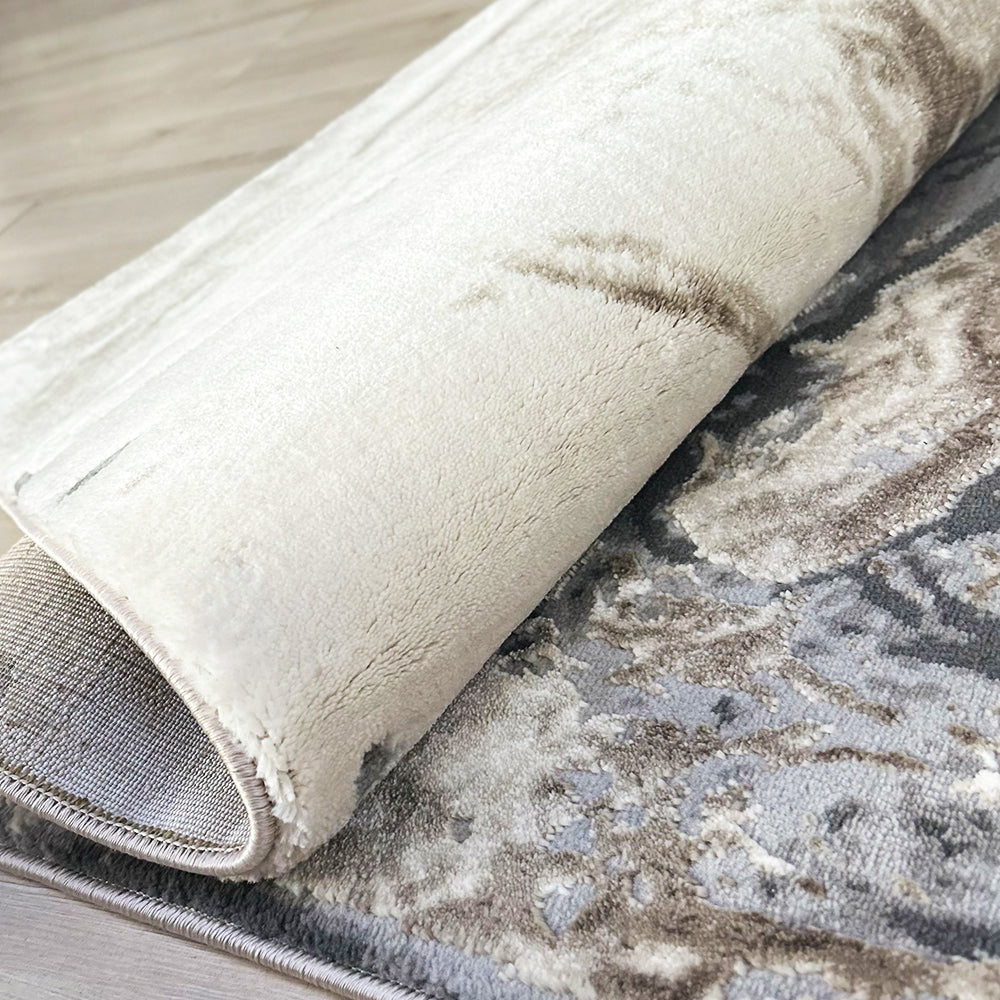 Covor living Marco Polo Soft Touch, Gri, Maro, Crem
