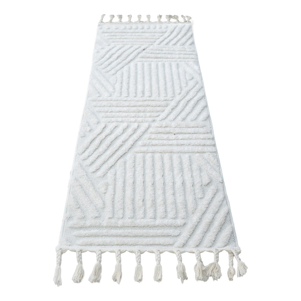 Set 3 Piese Paris cu Franjuri Crem