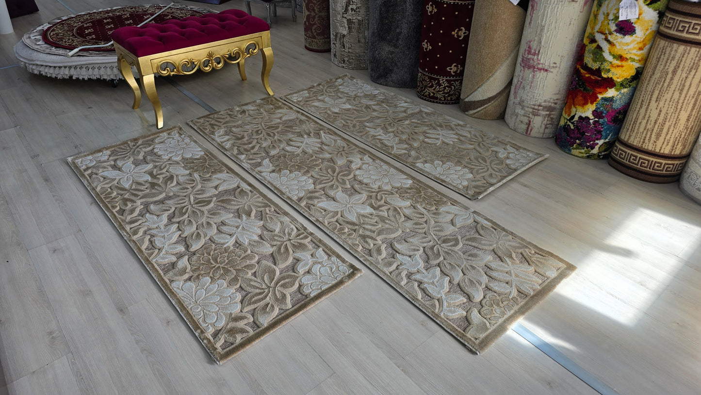 Set 3 piese floral 3D