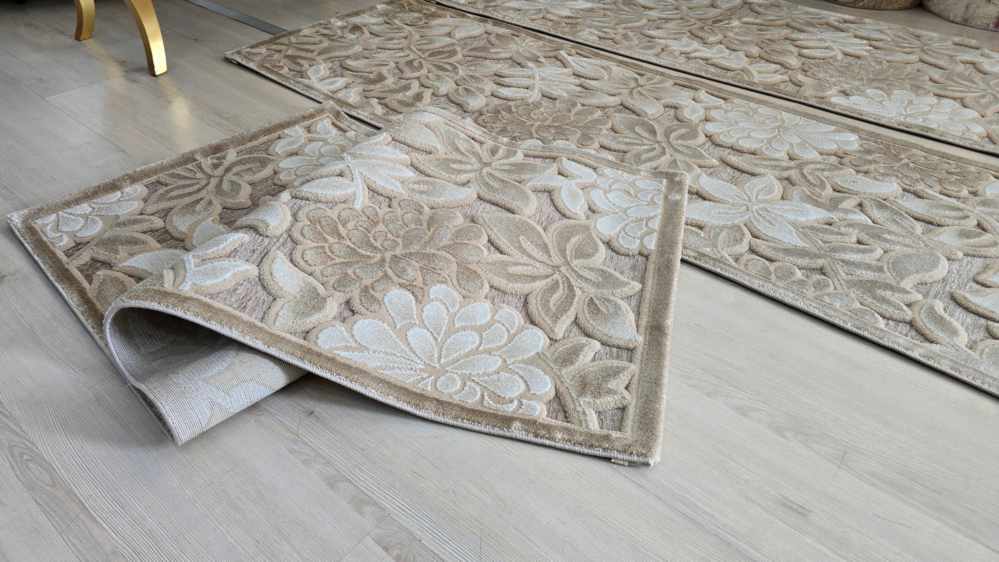 Set 3 piese floral 3D