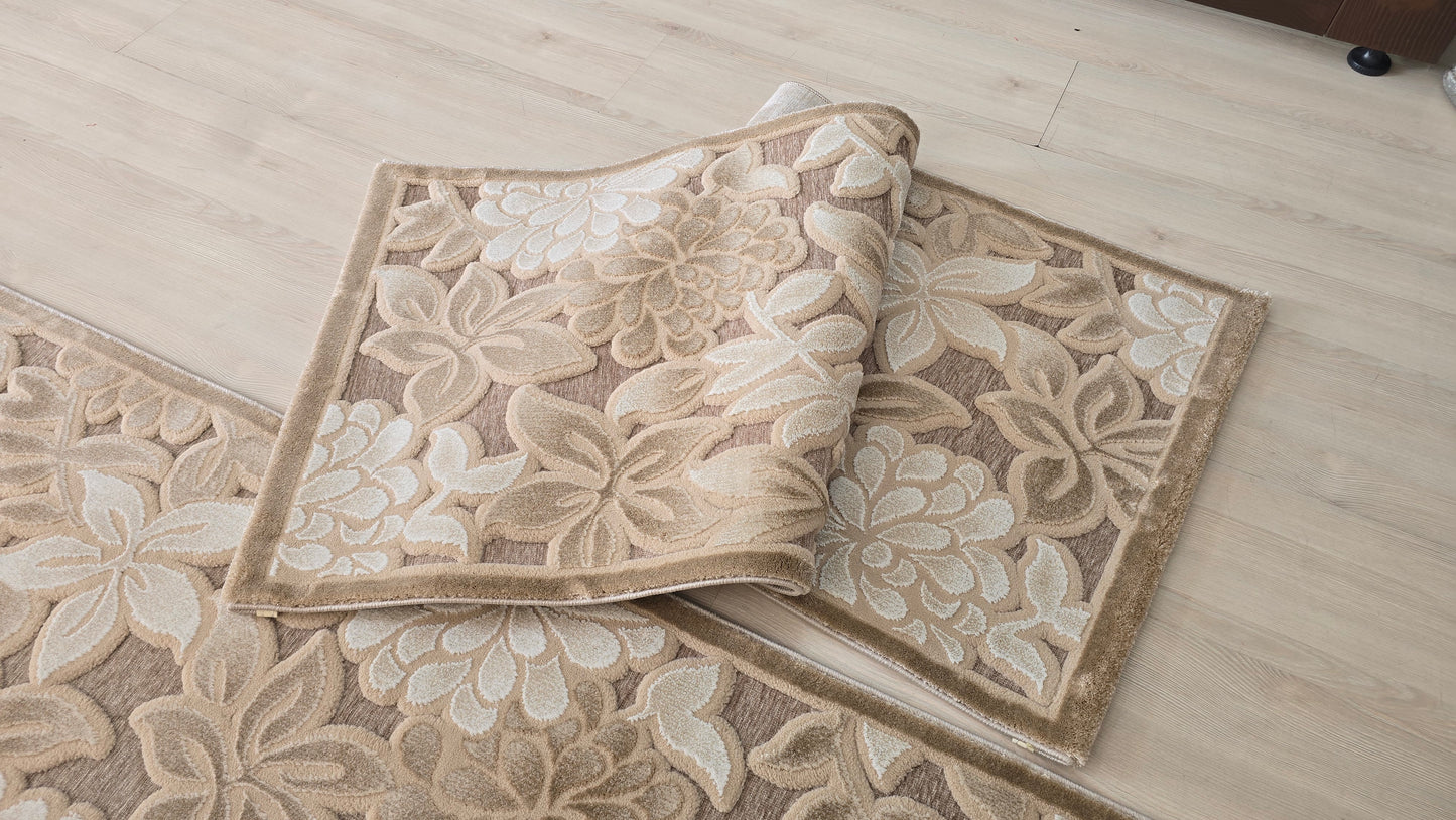 Set 3 piese floral 3D