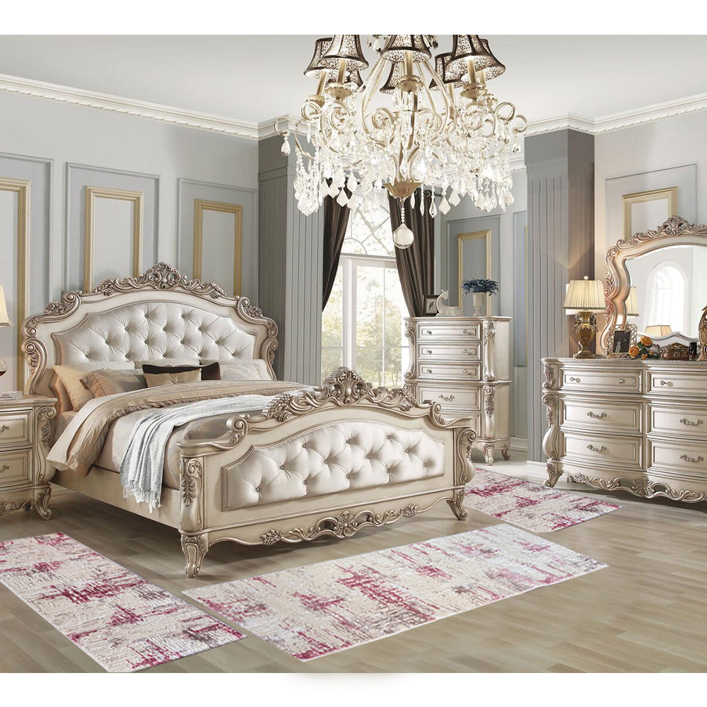 Set 3 Piese Roz Crem