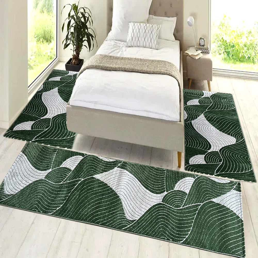 Set Dormitor 3 Piese Verde Crem