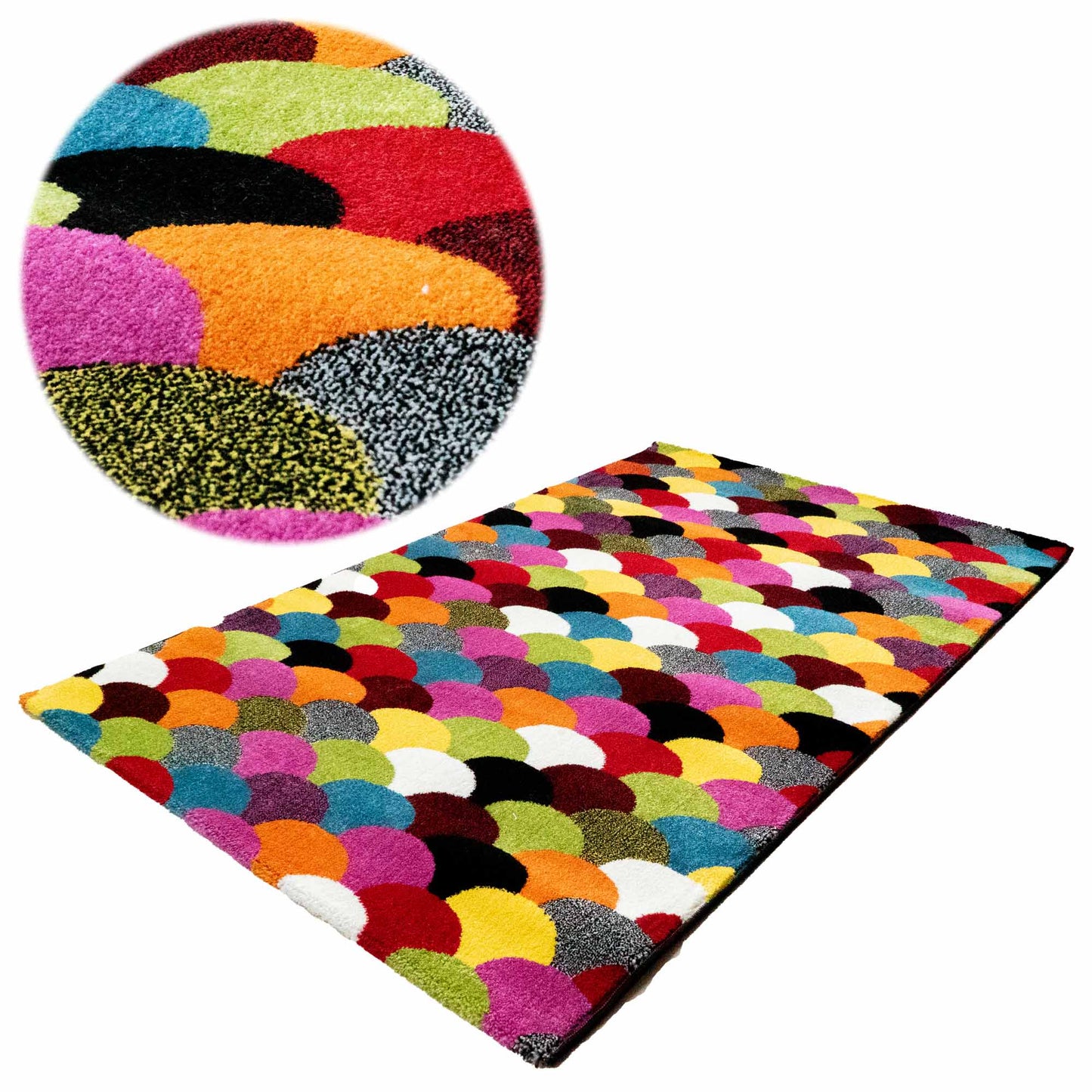 Covor Fir Scurt Multicolor Preturi in functie de dimensiuni cod F183-P