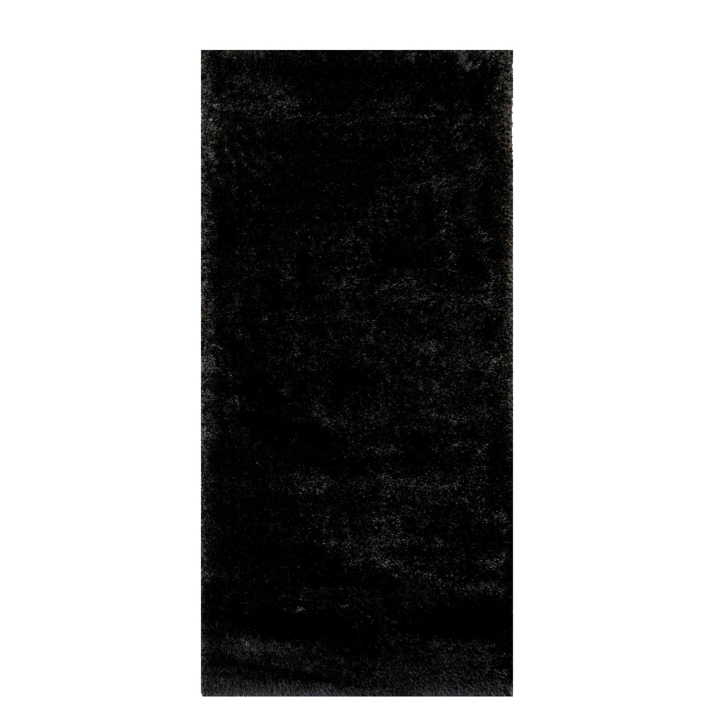 Covor Fir Lung Matase Negru