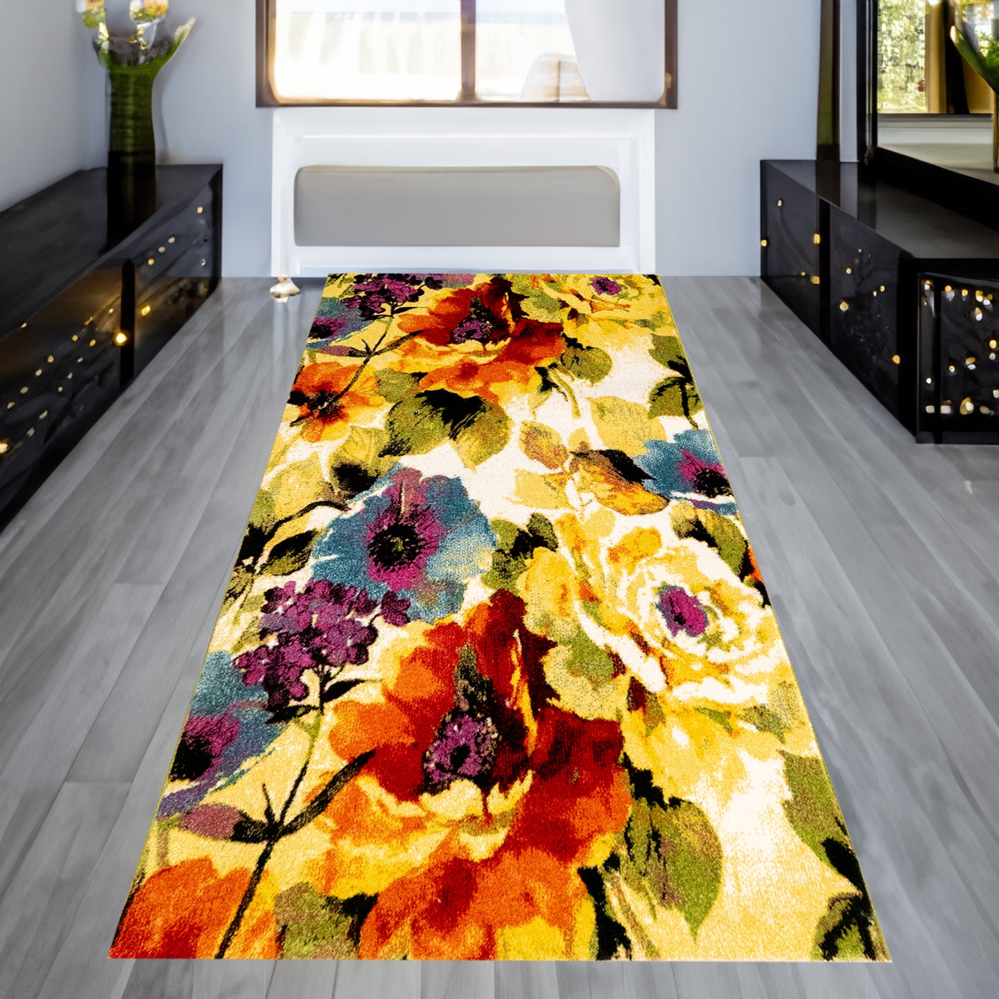Covor Floral Multicolor