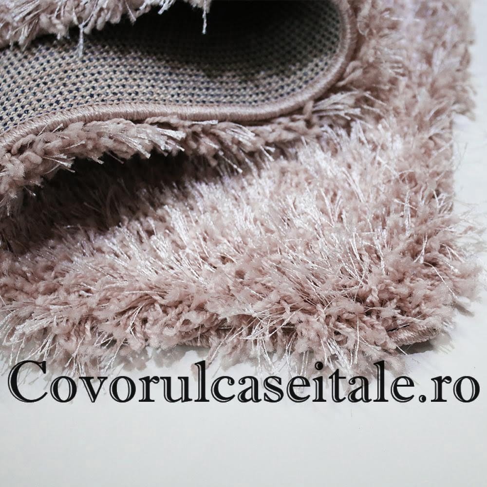 Covor Din Fire Matase Lungi Roze Preturi in functie de dimensiuni cod H223