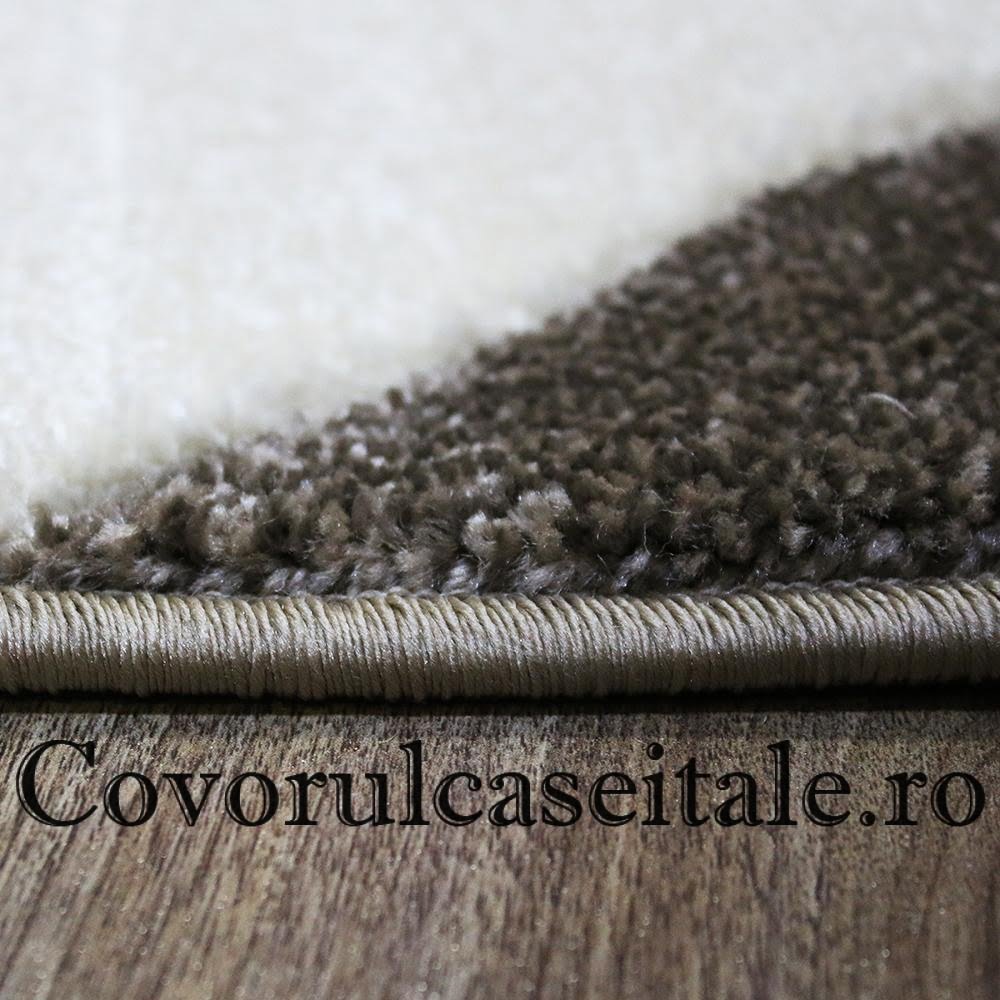 Covor Fir Scurt Maro Crem Preturi in functie de dimensiuni cod FE394-D