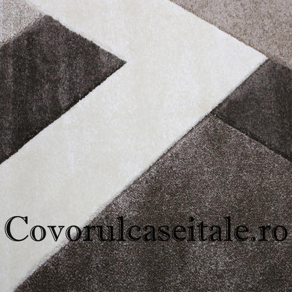 Covor Fir Scurt Maro Crem Preturi in functie de dimensiuni cod FE394-D