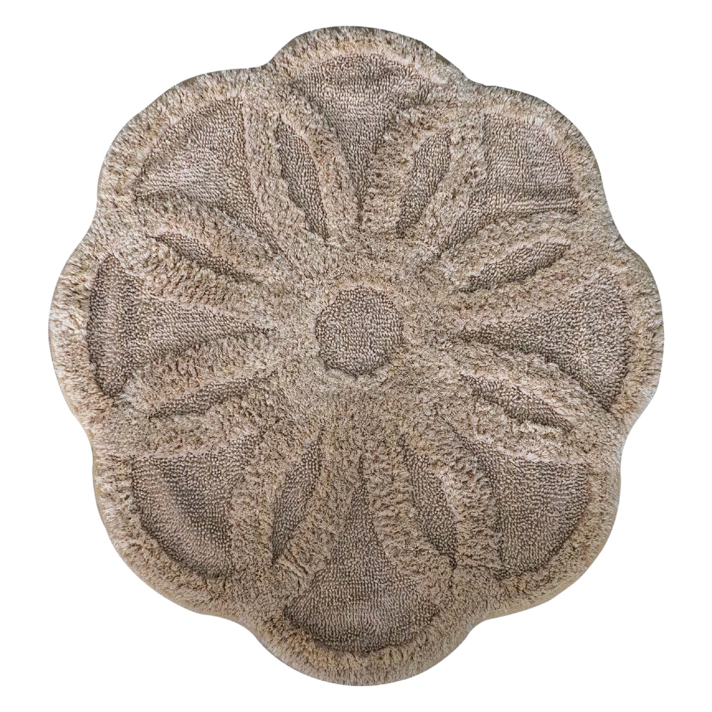 Covor tip floare Bej