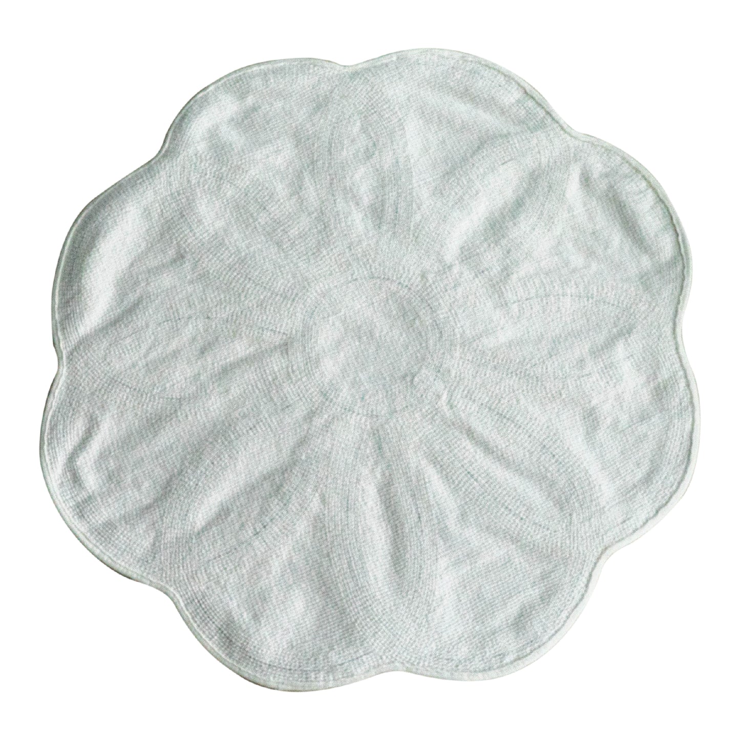Covor tip floare Alb