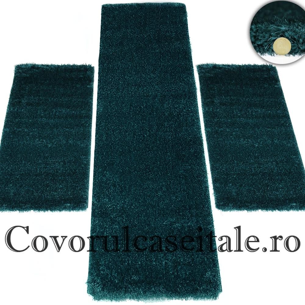Set 3 Covoare Matase Fir Lung