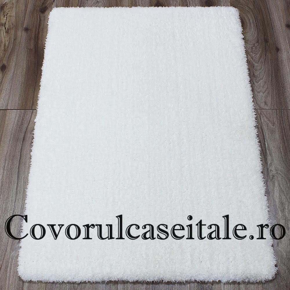 Covor Microfibra Alb - Unt
