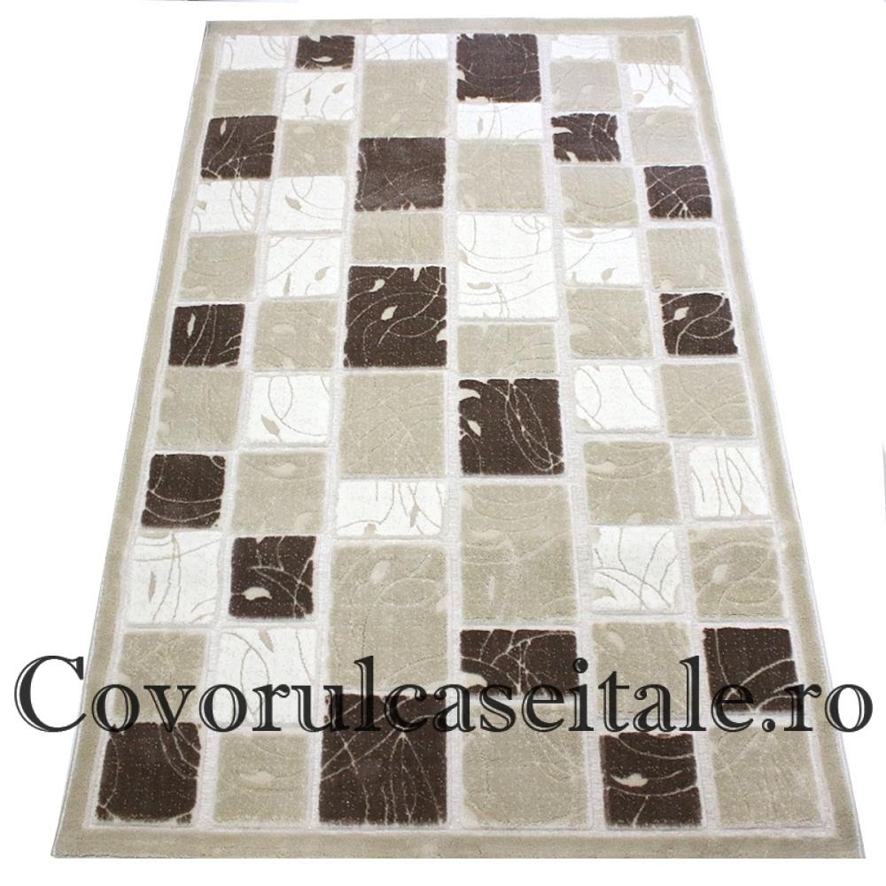 Covor Lana 3D Maro, Crem, Bej