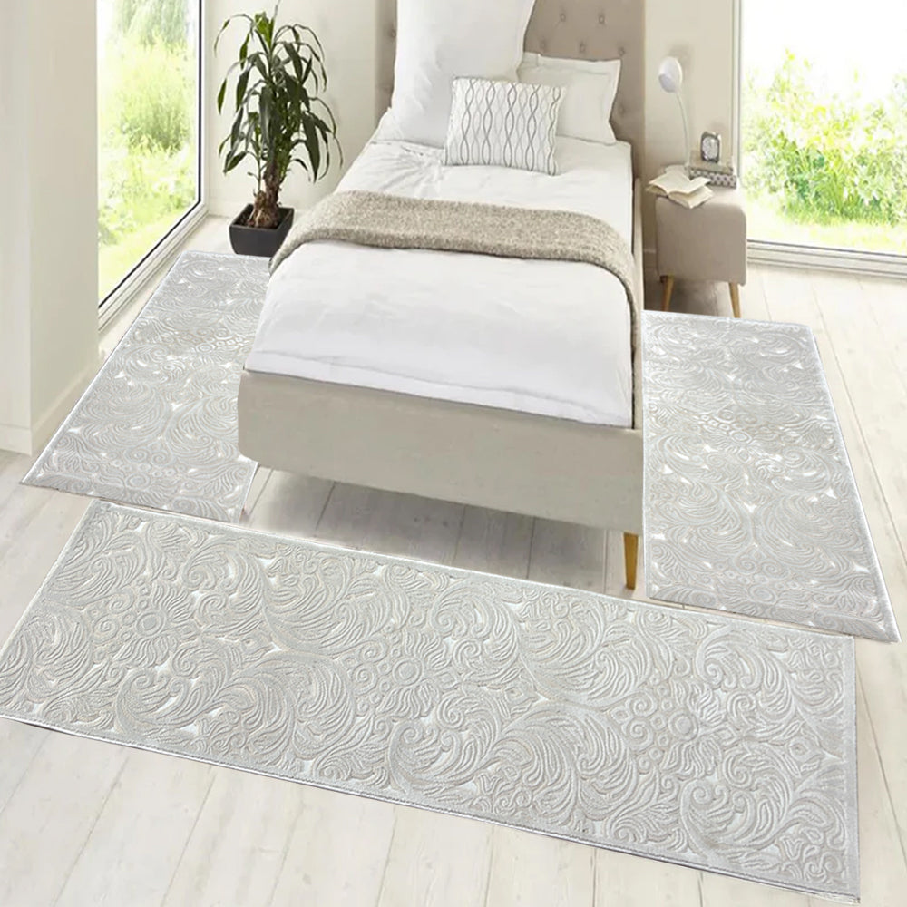 Set Dormitor 3 piese Crem 3D