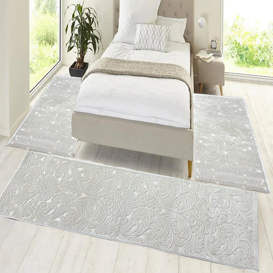 Set Dormitor 3 piese Crem 3D